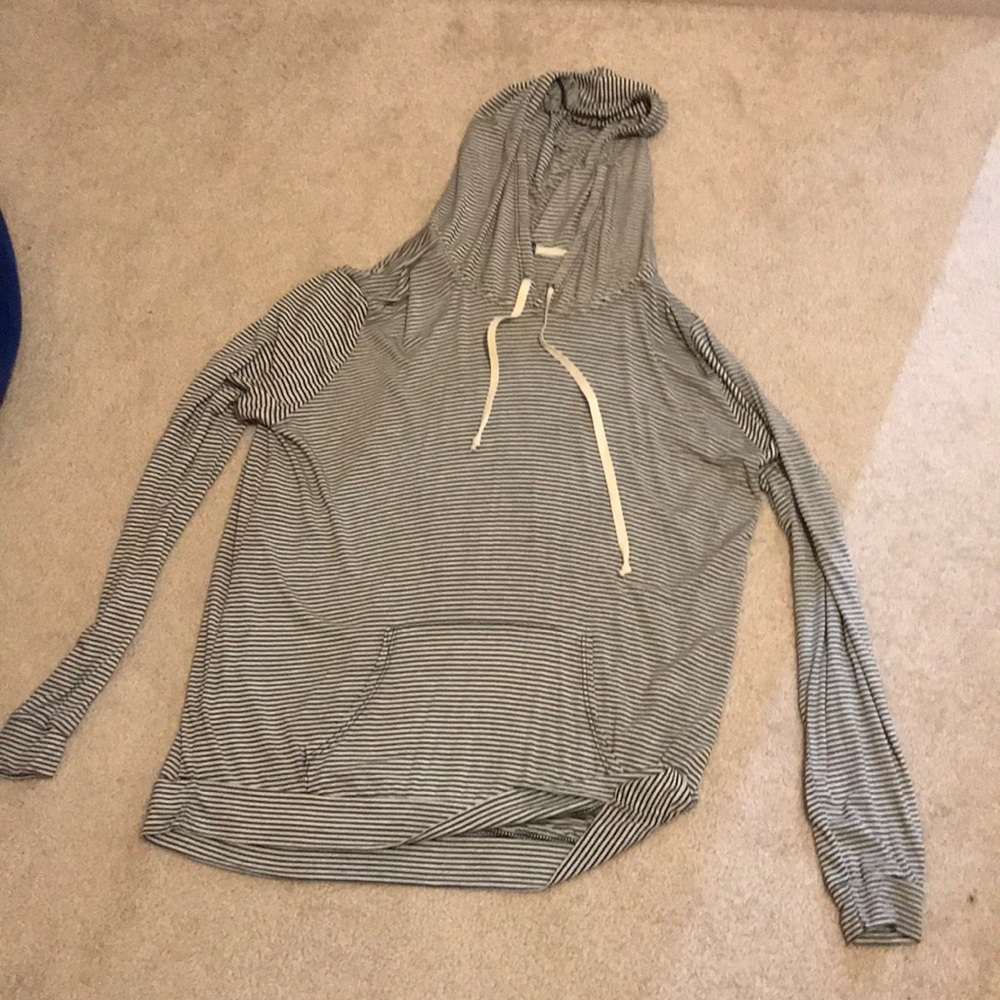 Brandy Melville striped hoodie